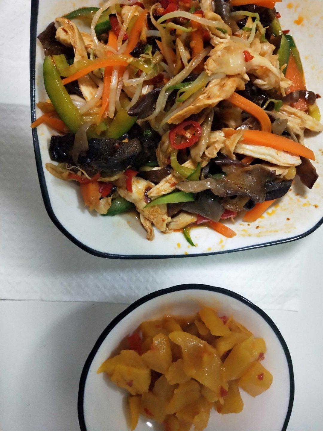 麻辣鸡丝￨吃不胖超级过瘾