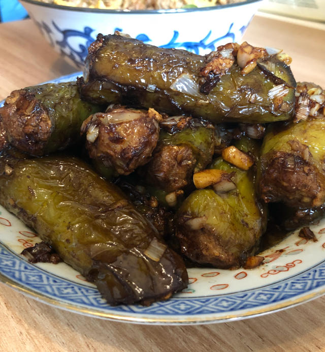 肉馅酿尖椒