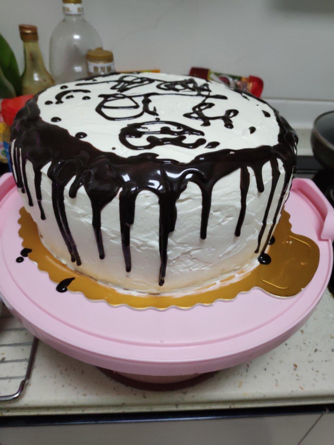 甘那许蛋糕淋面 巧克力淋面蛋糕