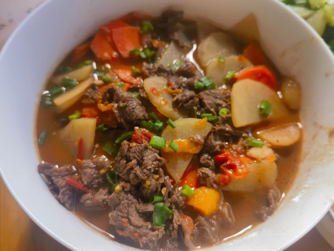 超开胃的番茄土豆肥牛汤‼️下米饭无敌了