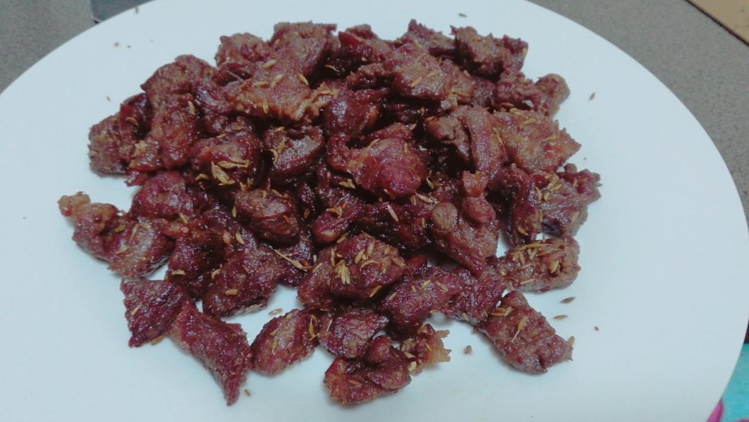 孜然牛肉粒