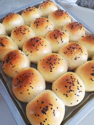 普通面粉版小面包的做法 步骤6