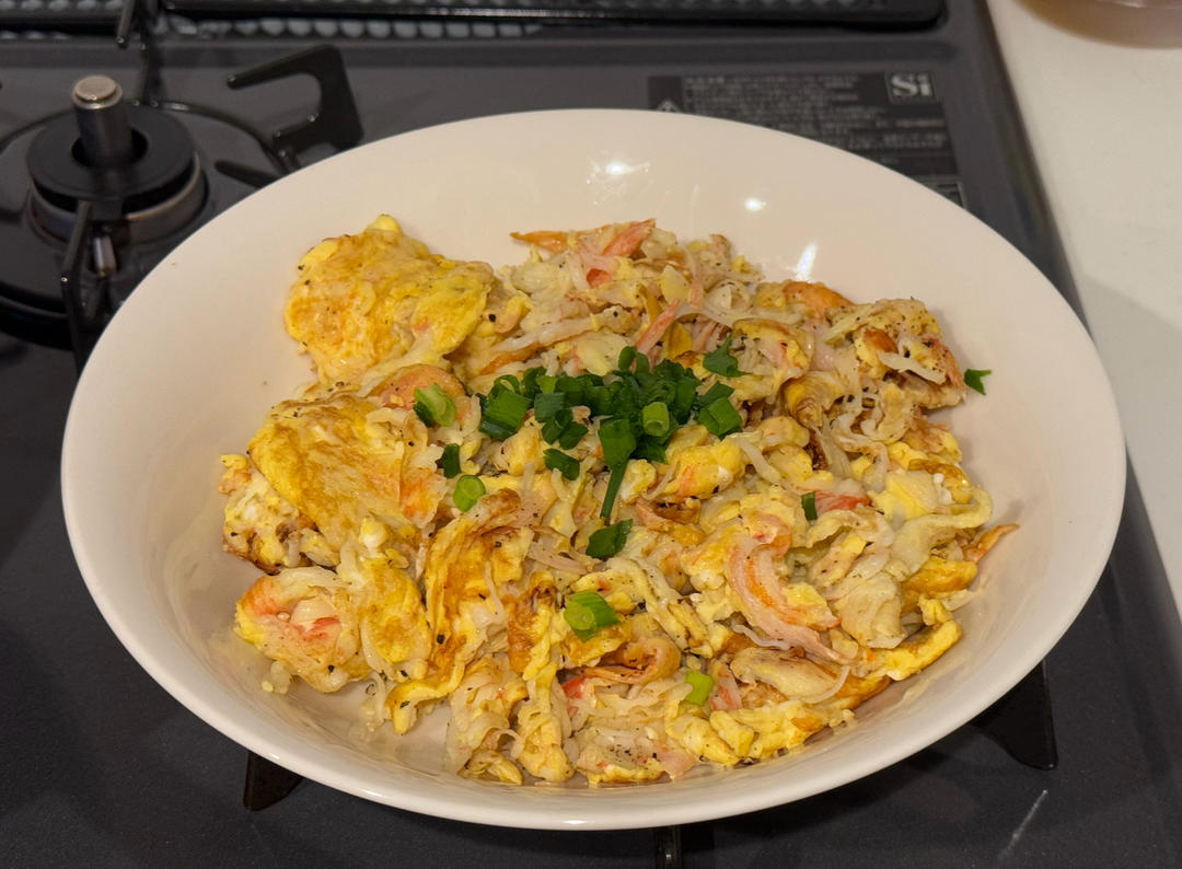 蟹柳滑蛋！鲜嫩到爆！