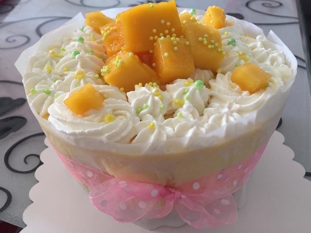 《Tinrry下午茶》教你做芒果流心慕斯（6寸配方）