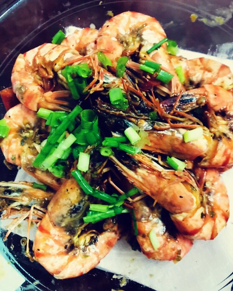 干烧大虾（黑虎虾）