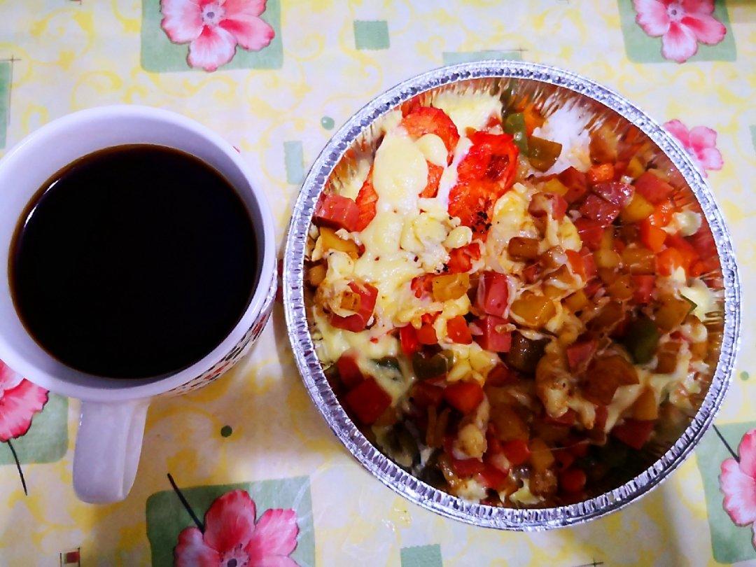 土豆火腿芝士焗饭