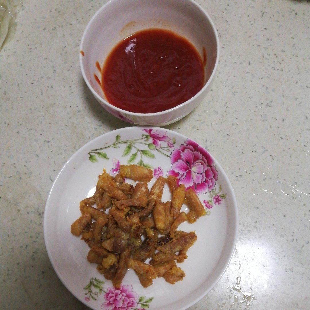 酸甜可口的糖醋里脊(鸡胸肉版)