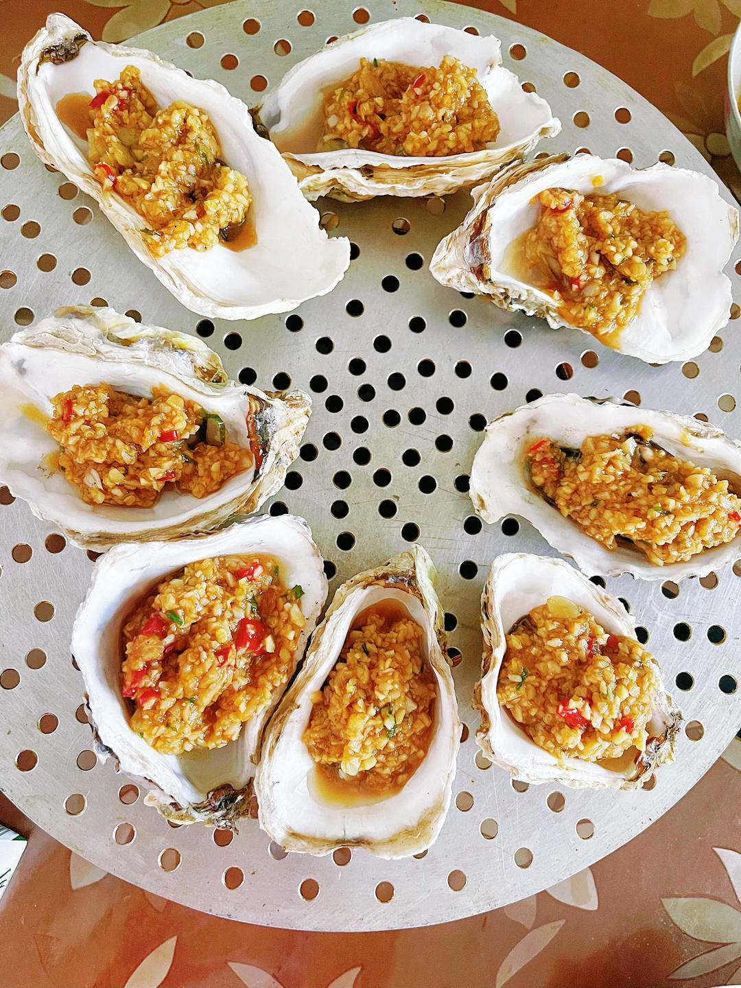 超简单～蒸蒜蓉生蚝