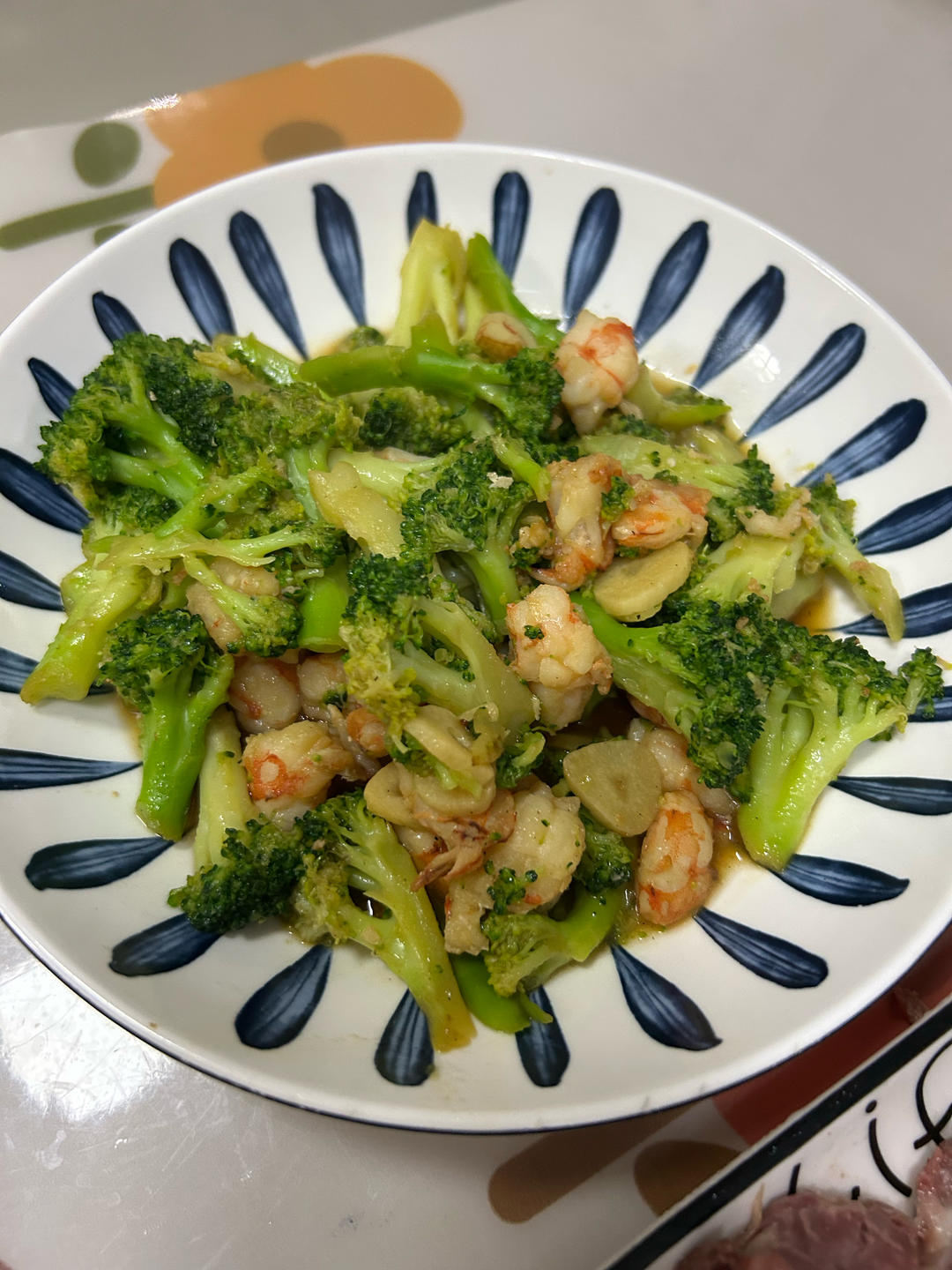 西兰花炒虾仁