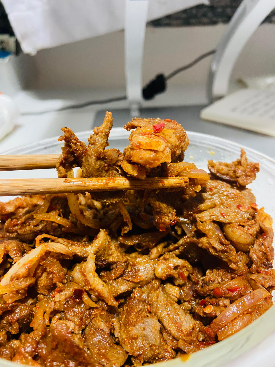 超越羊肉串的孜然爆炒羊肉