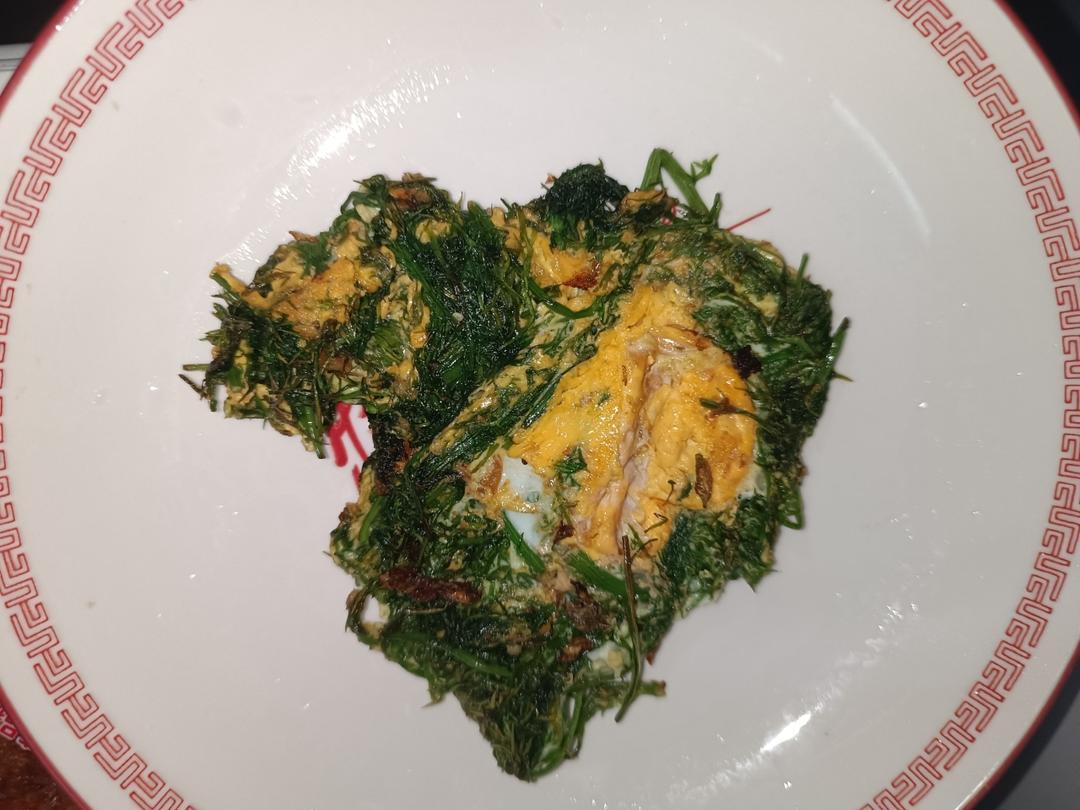 茴香炒鸡蛋 ☞小时候的味道
