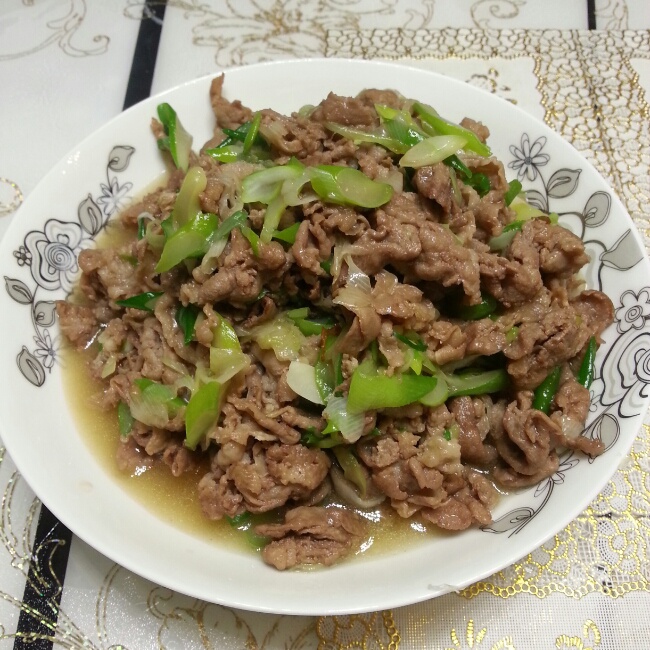 葱爆羊肉