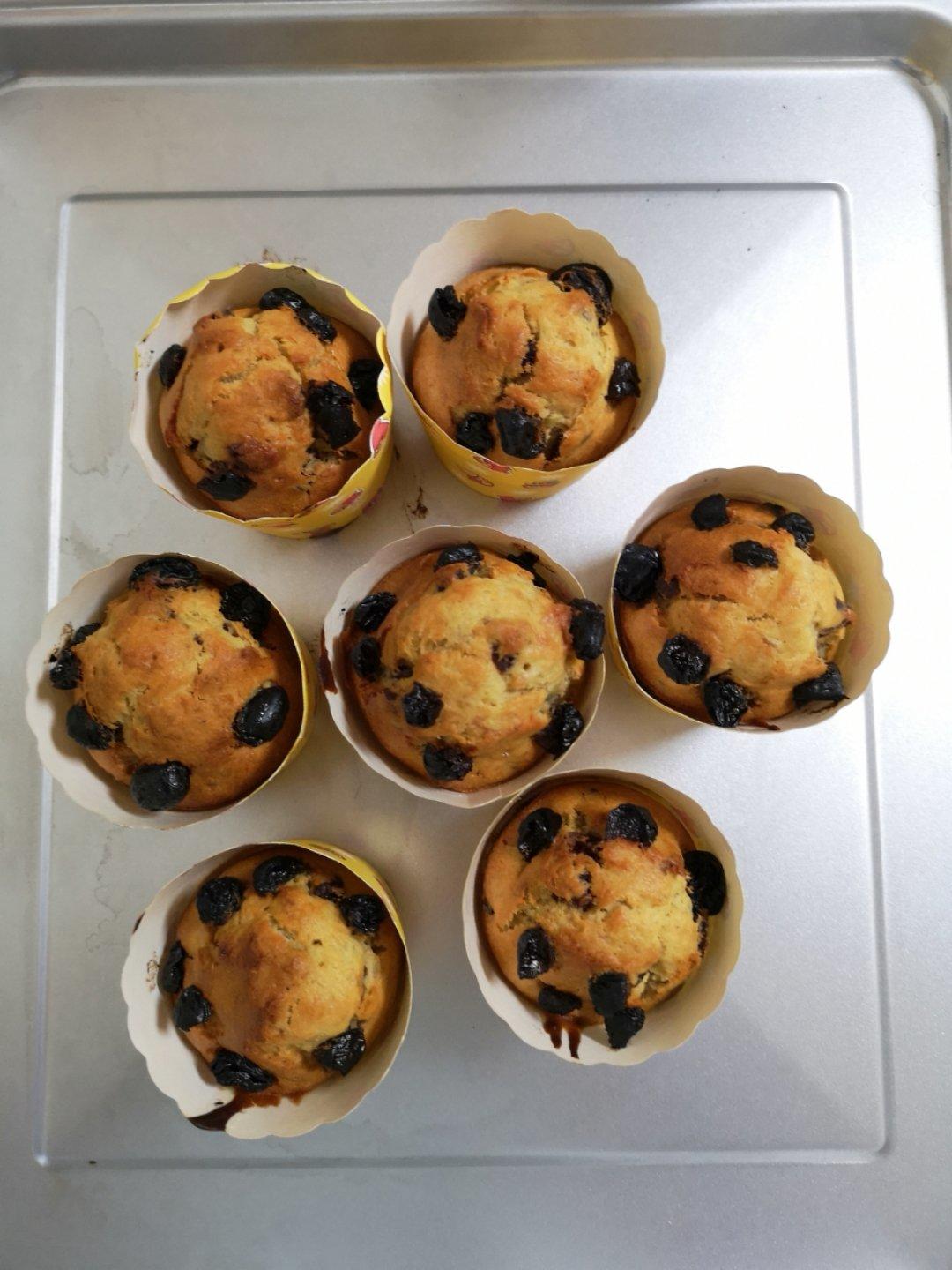 少女心的香蕉蔓越莓玛芬