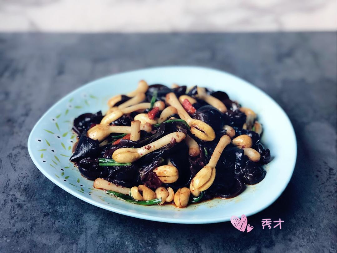 你没有发现的身边的好营养！~辣炒花生芽（附视频：发花生芽的方法）·圆满素食