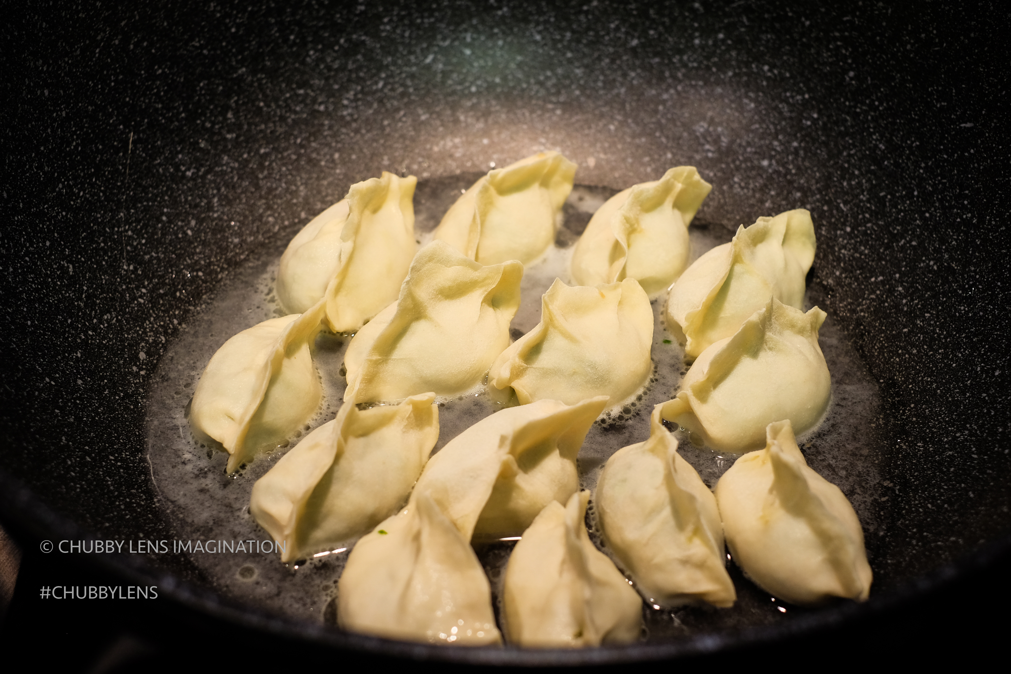 煎／煮韭菜鲜肉手工饺的做法 步骤15