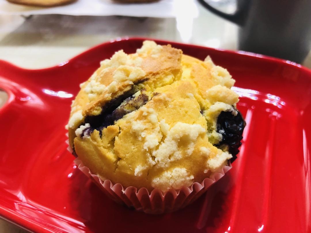 会爆浆的蓝莓玛芬蛋糕