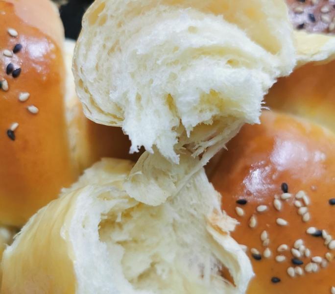 纯奶手撕吐司的做法 步骤1