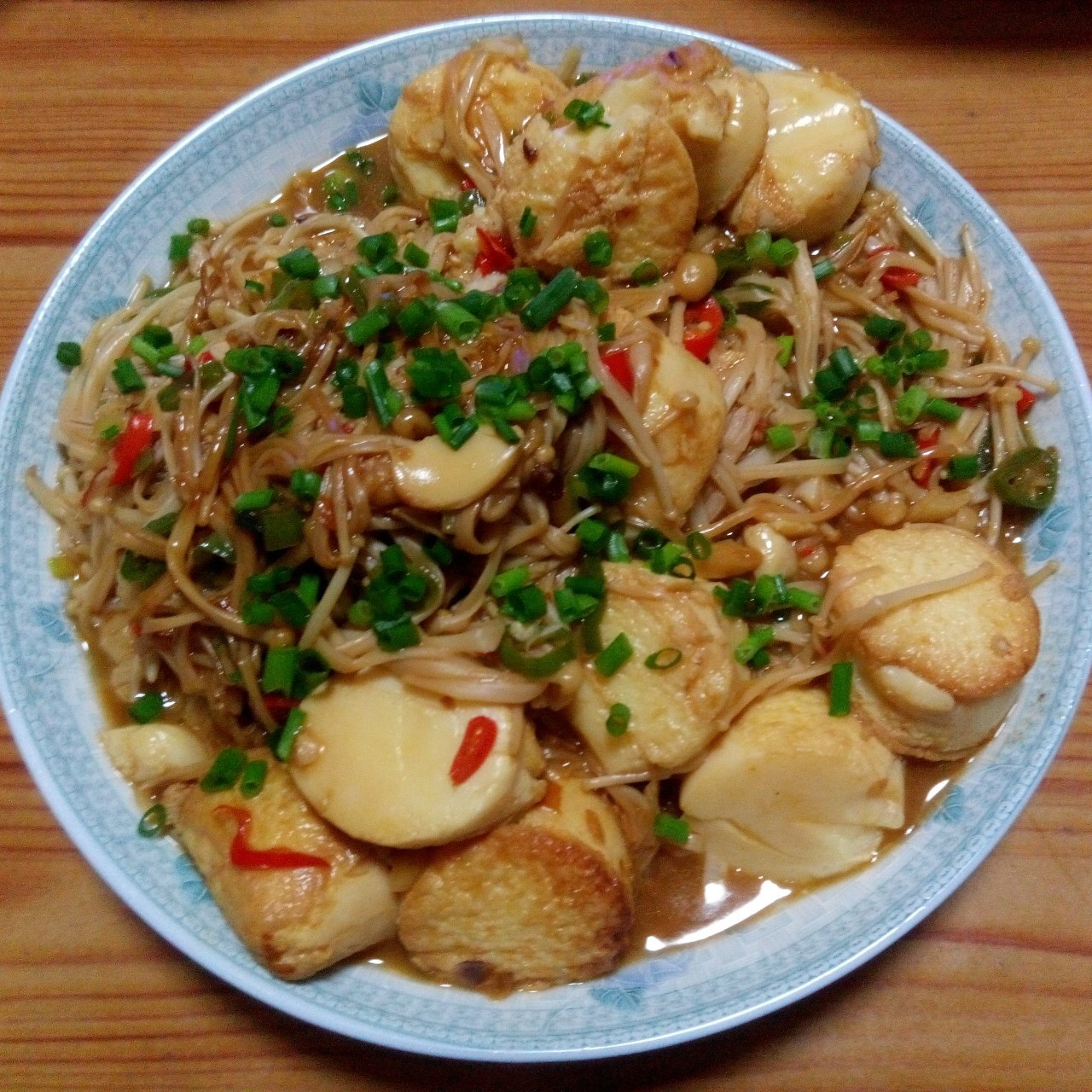超级下饭菜--金针菇日本豆腐