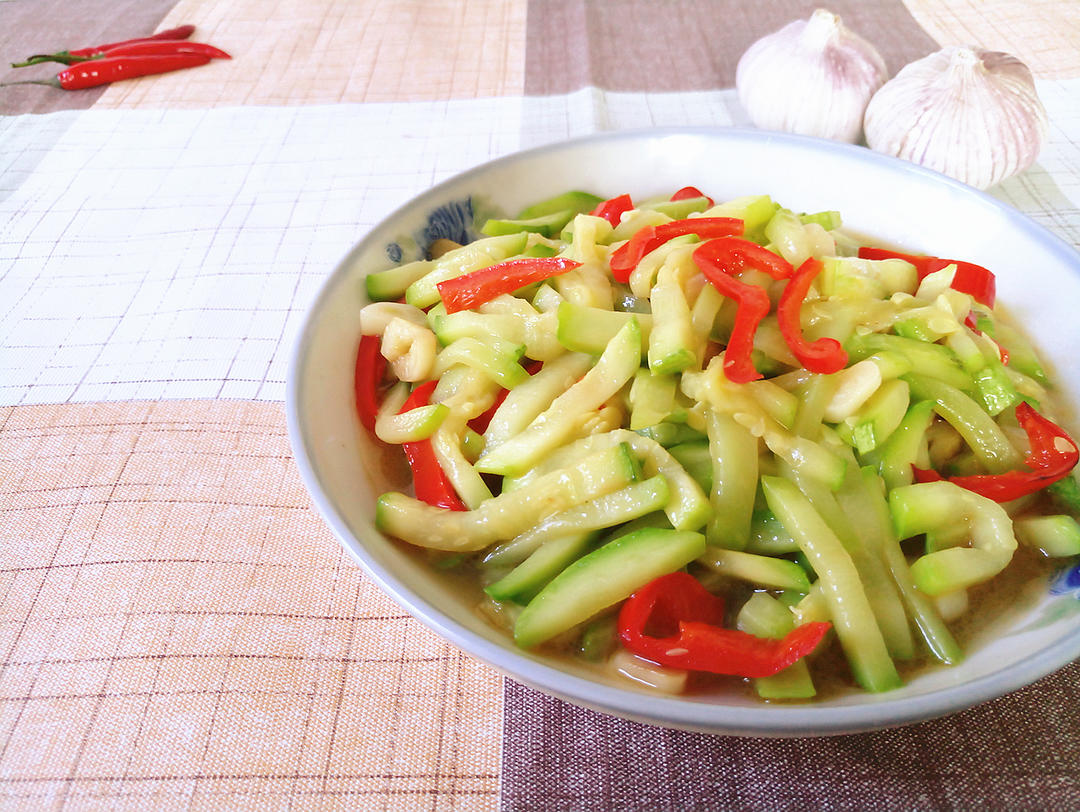清炒西葫芦丝的做法