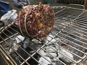 碳火慢烤厚切肋眼牛排Slow Charcoal Grilled Thick-cut Ribeye Steak的做法 步骤7