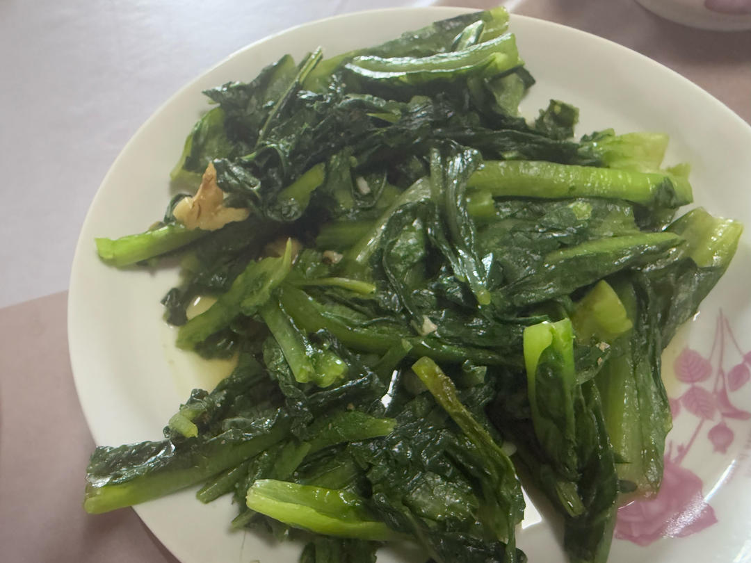 清炒油麦菜