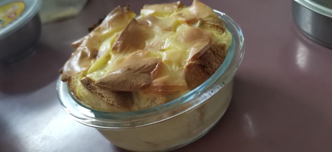 鸡蛋牛奶吐司布丁（需烤箱）