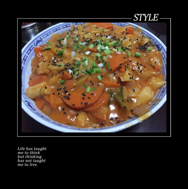 韩式辣炒年糕（or网红芝士套路之芝心年糕）