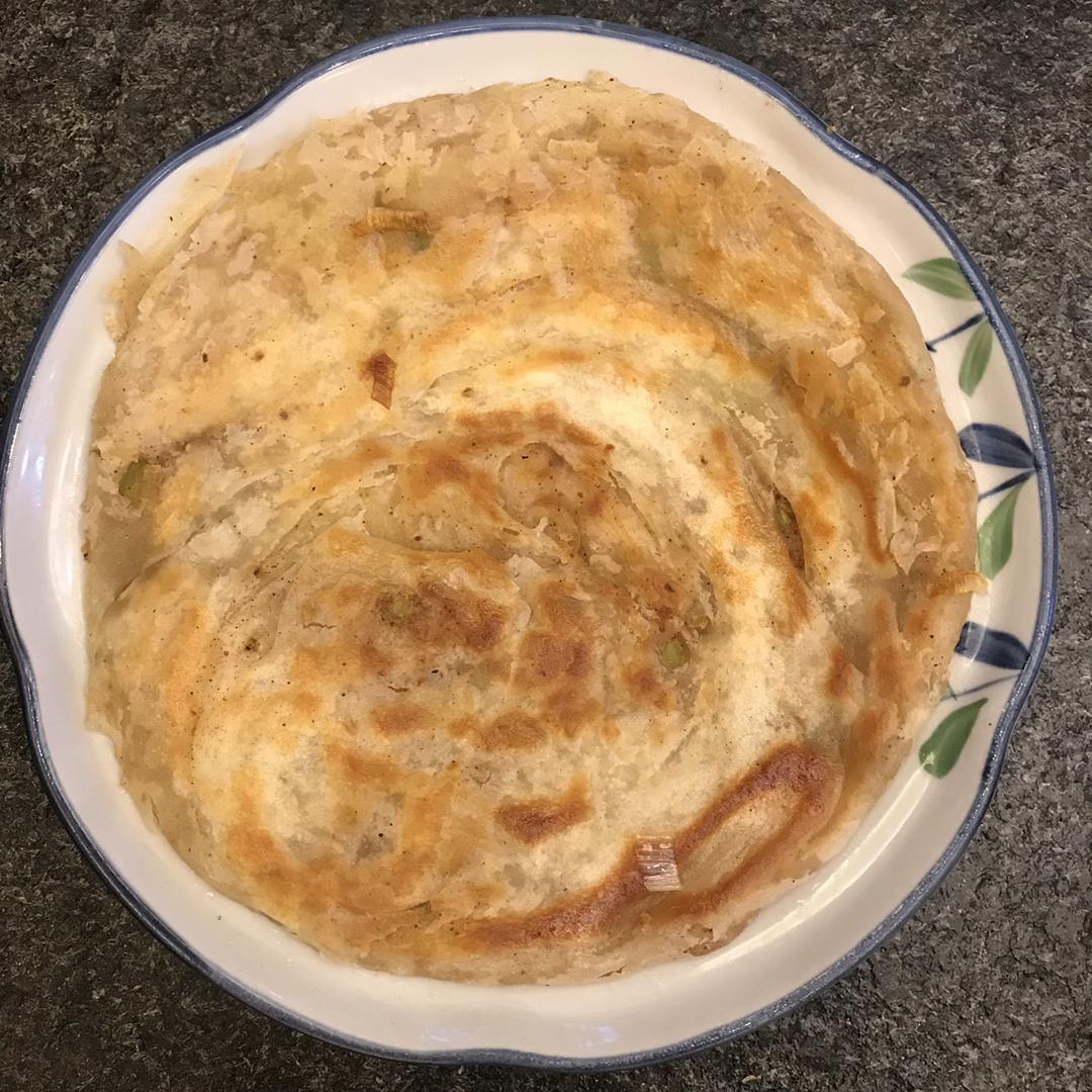 香酥千层饼，葱油饼，酥掉渣了