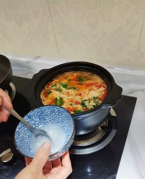 番茄金针菇豆腐汤～太太乐鲜鸡汁快手菜的做法 步骤16