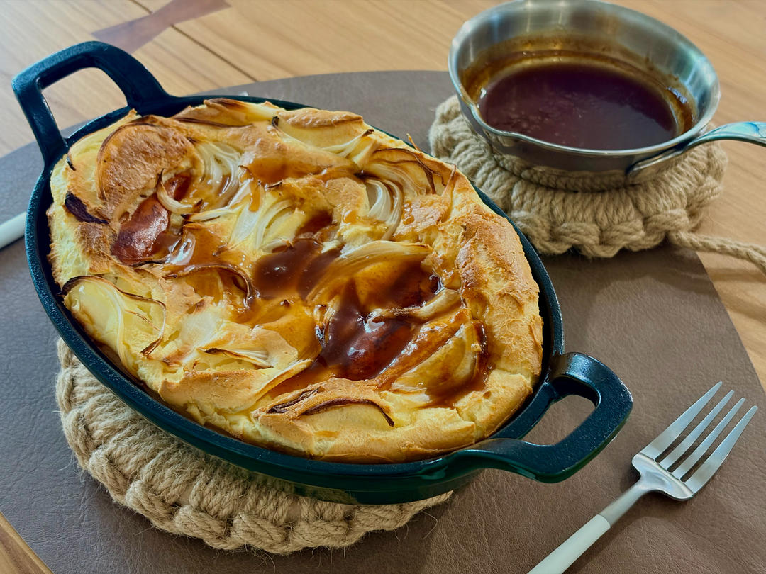 【唐顿庄园食谱】蟾蜍在洞（Toad in the hole）-  约克郡布丁配方