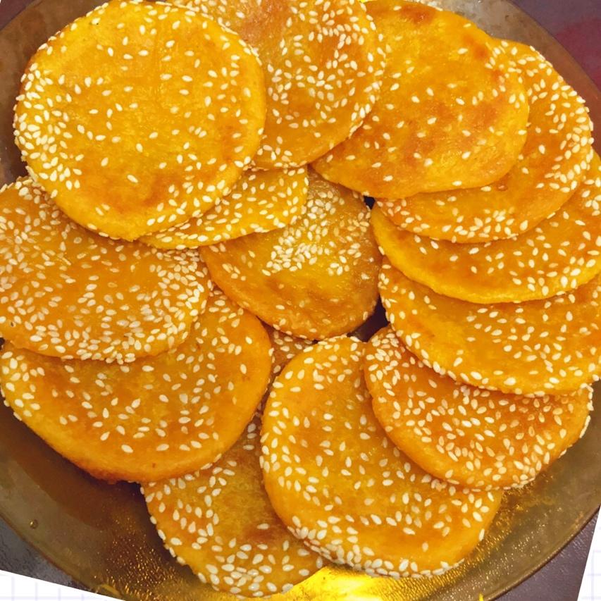 心韵2007做的南瓜饼