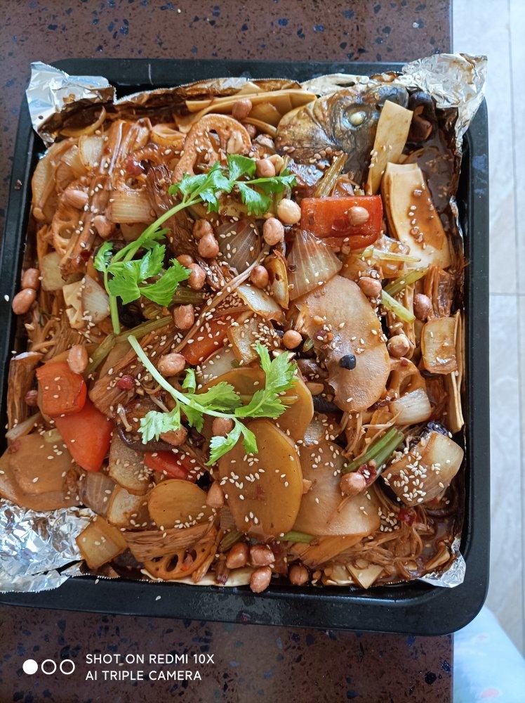 重庆烤鱼(烤箱版)爆好吃，爆简单