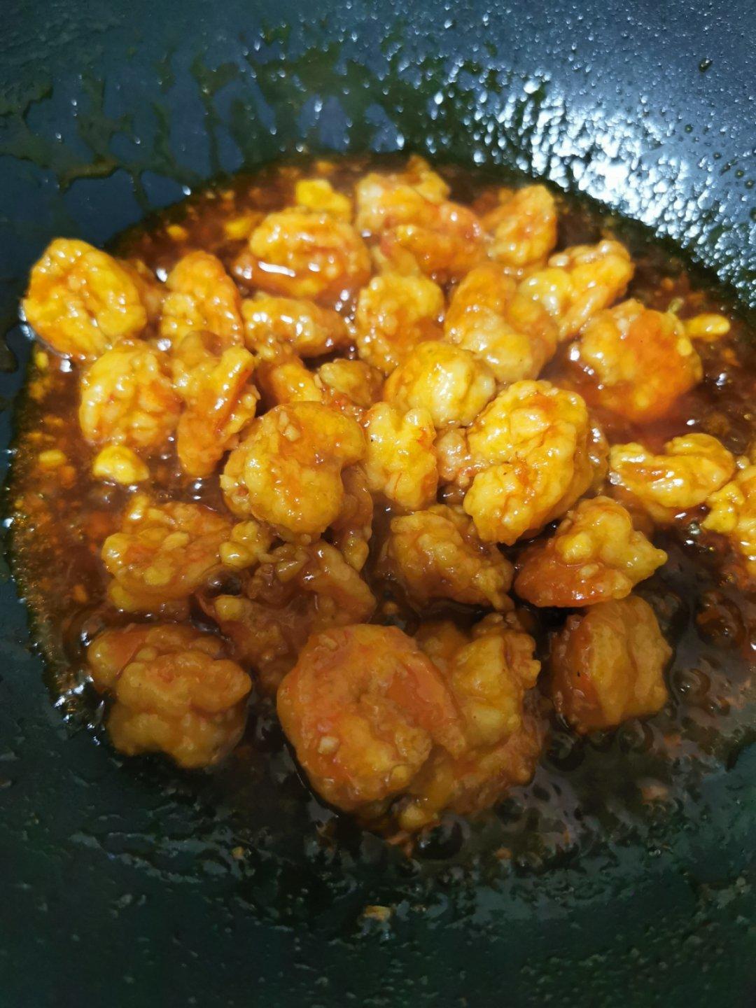 超满足的日式干烧大虾仁（日本料理长的秘诀）