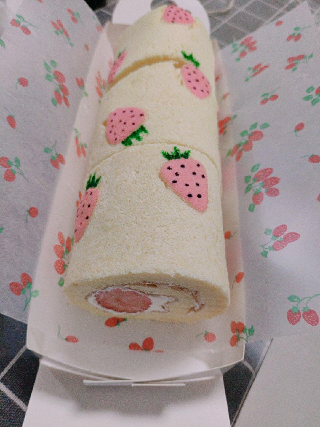 草莓蛋糕卷