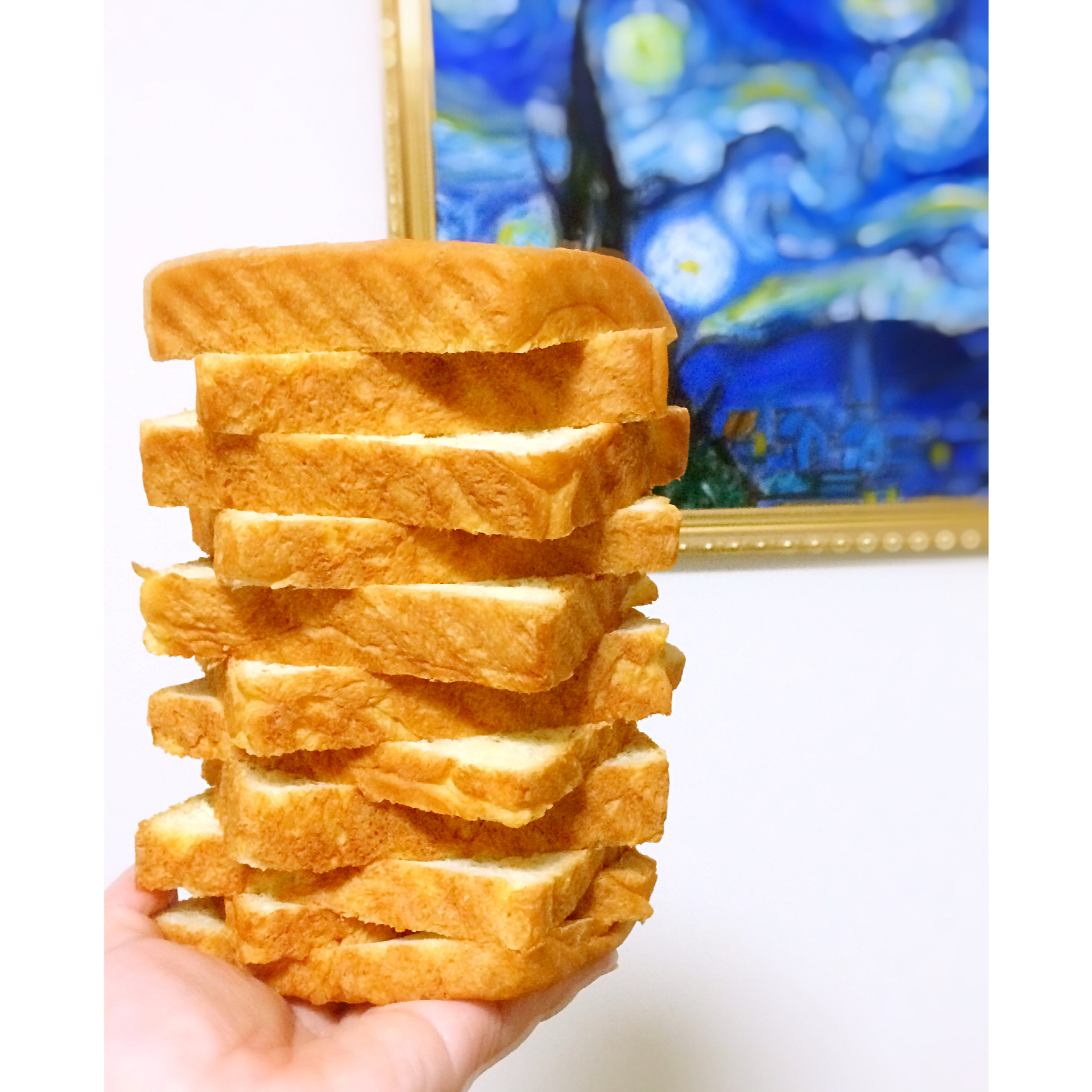 梁子-13做的淡奶油吐司