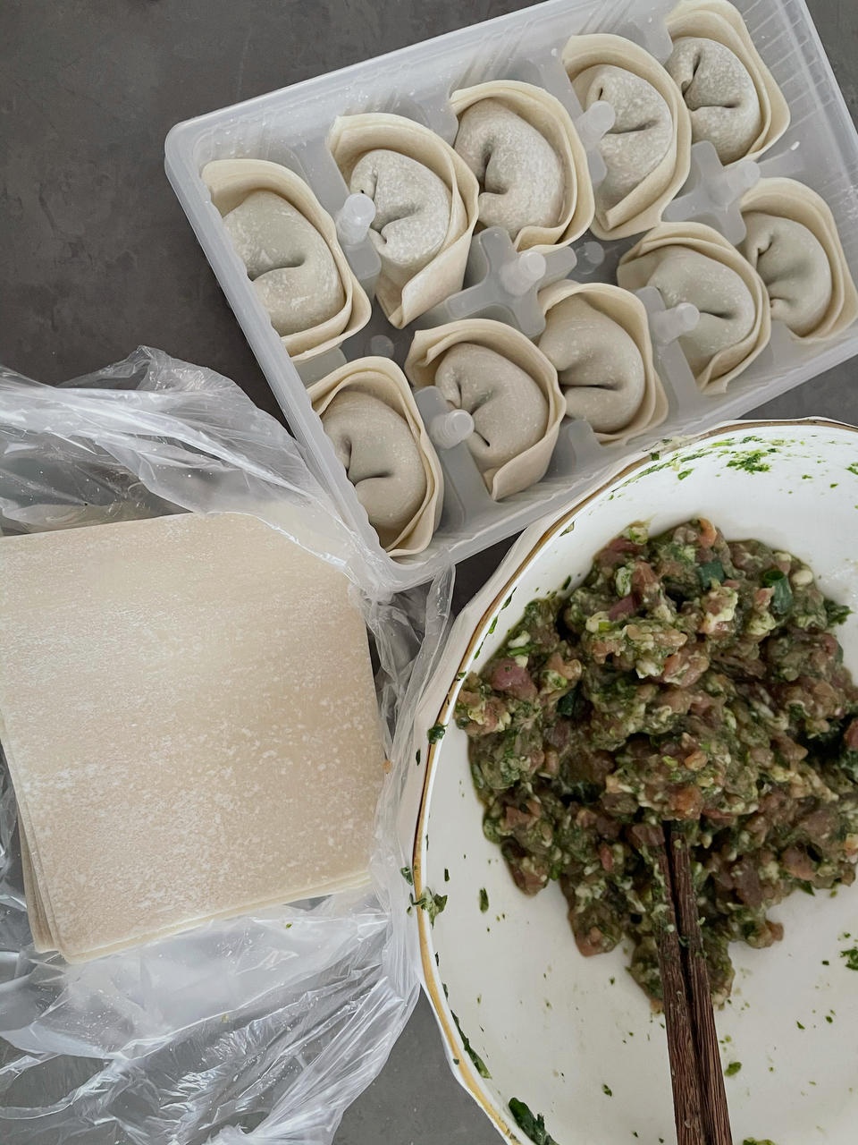 肉不柴的馄饨馅