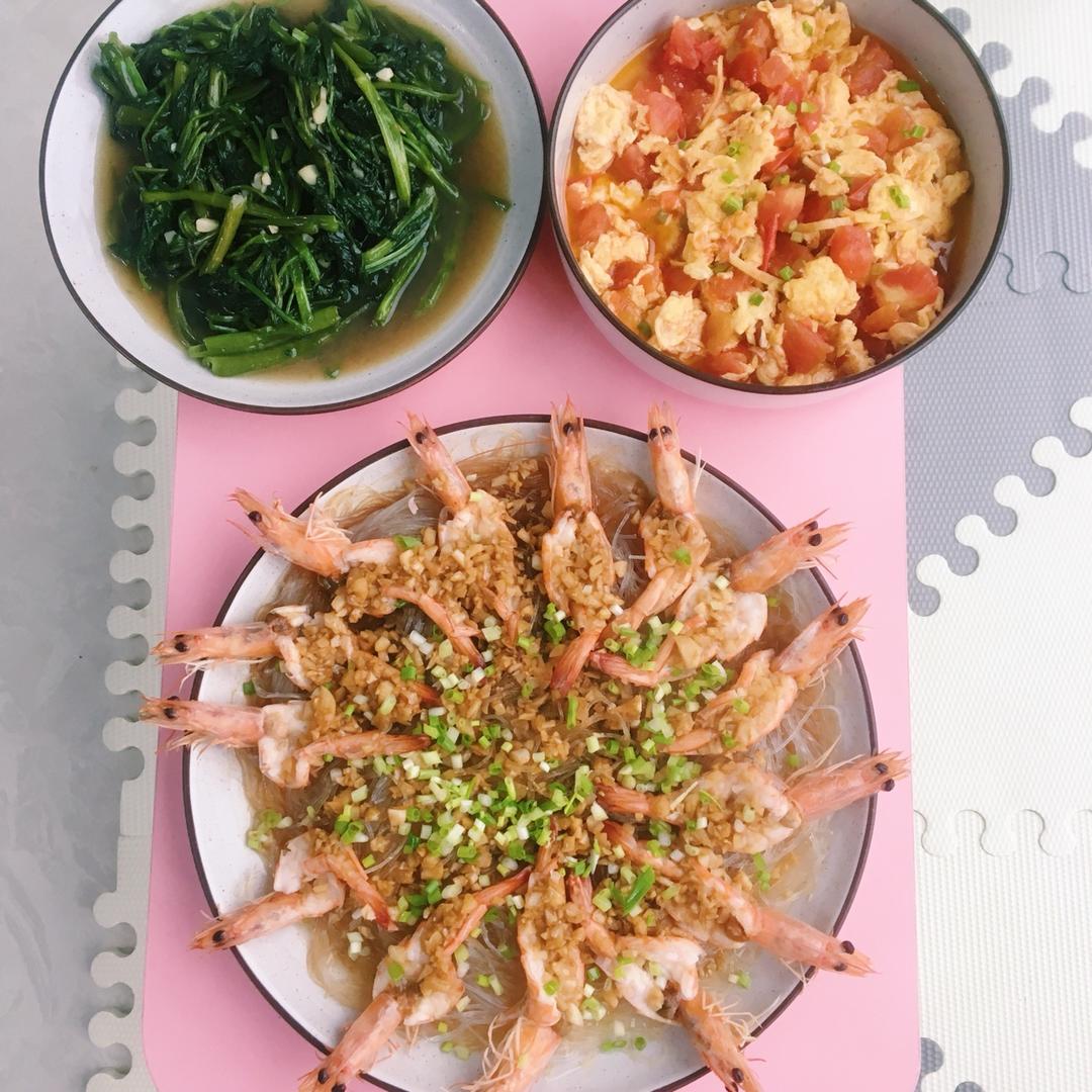 蒜蓉粉丝蒸虾