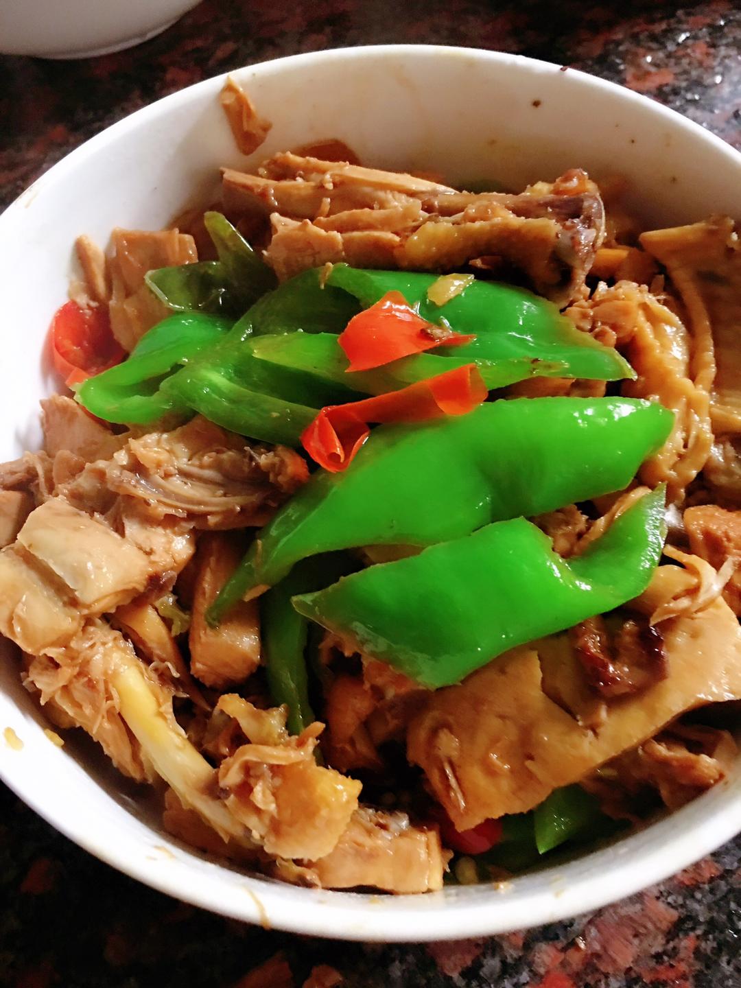 虎皮青椒炒鸡肉