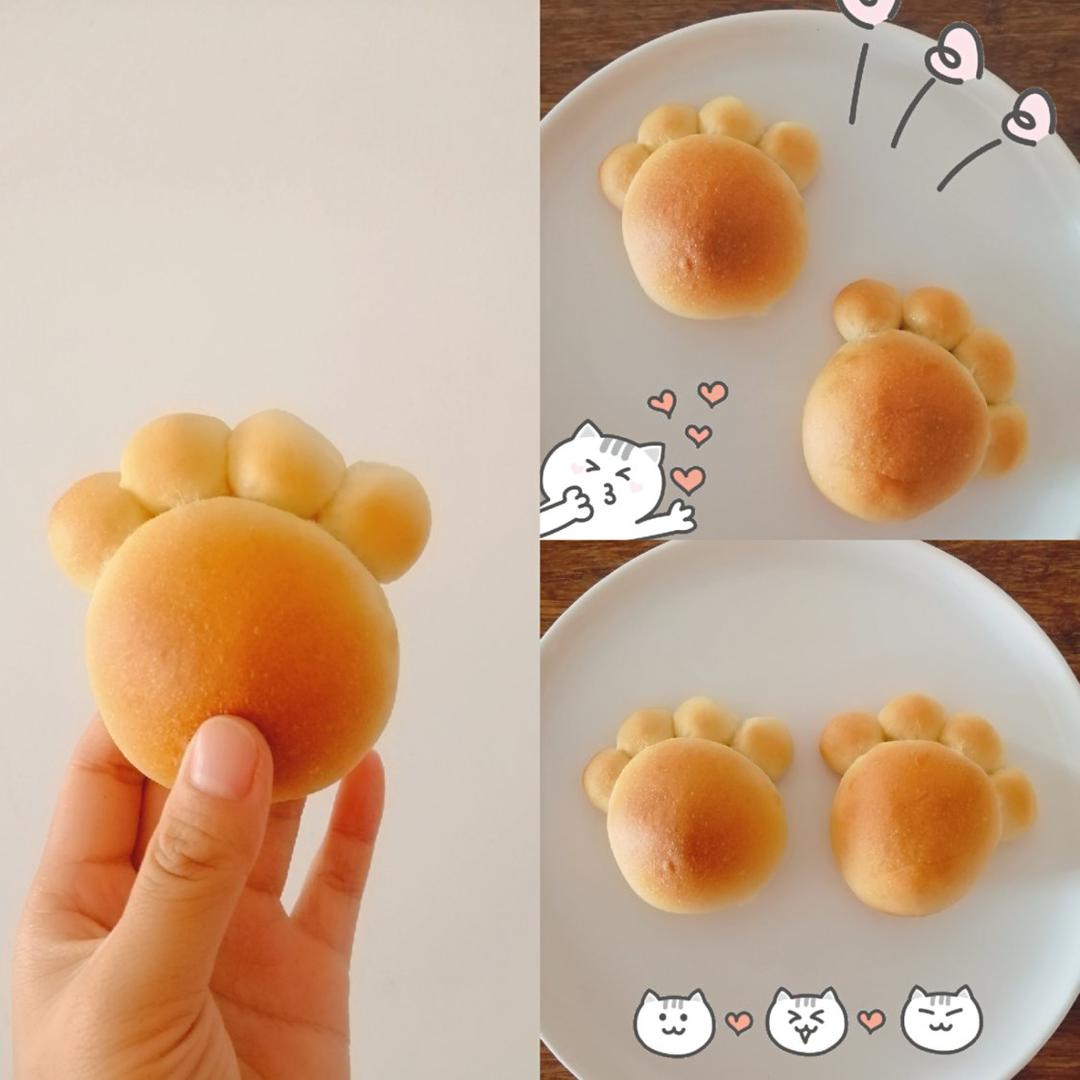 小绿牌猫爪面包 “爪爪知道”(快乐可爱小餐包)