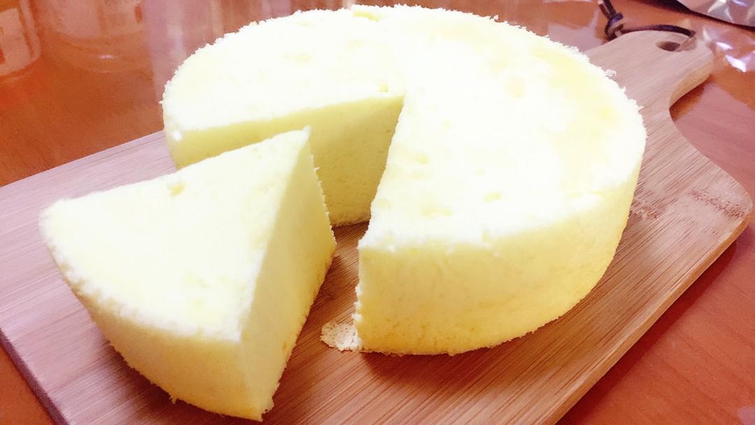6寸原味戚风蛋糕