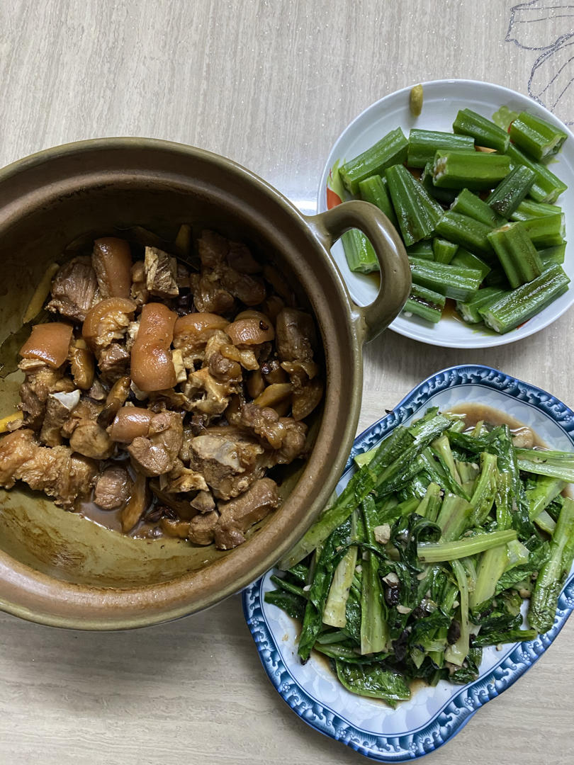 豆豉油麦菜