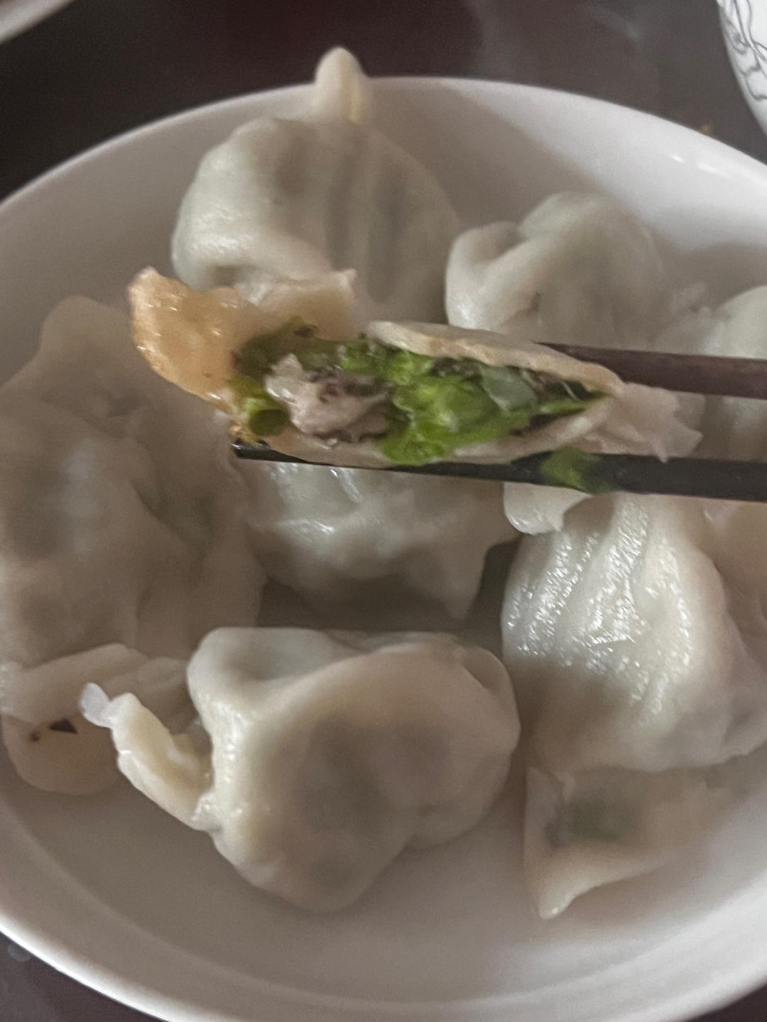春天才能吃到的榆钱馅水饺🥟