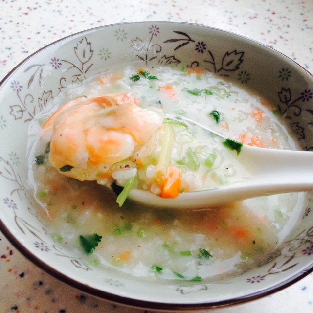 秘制鲜虾粥