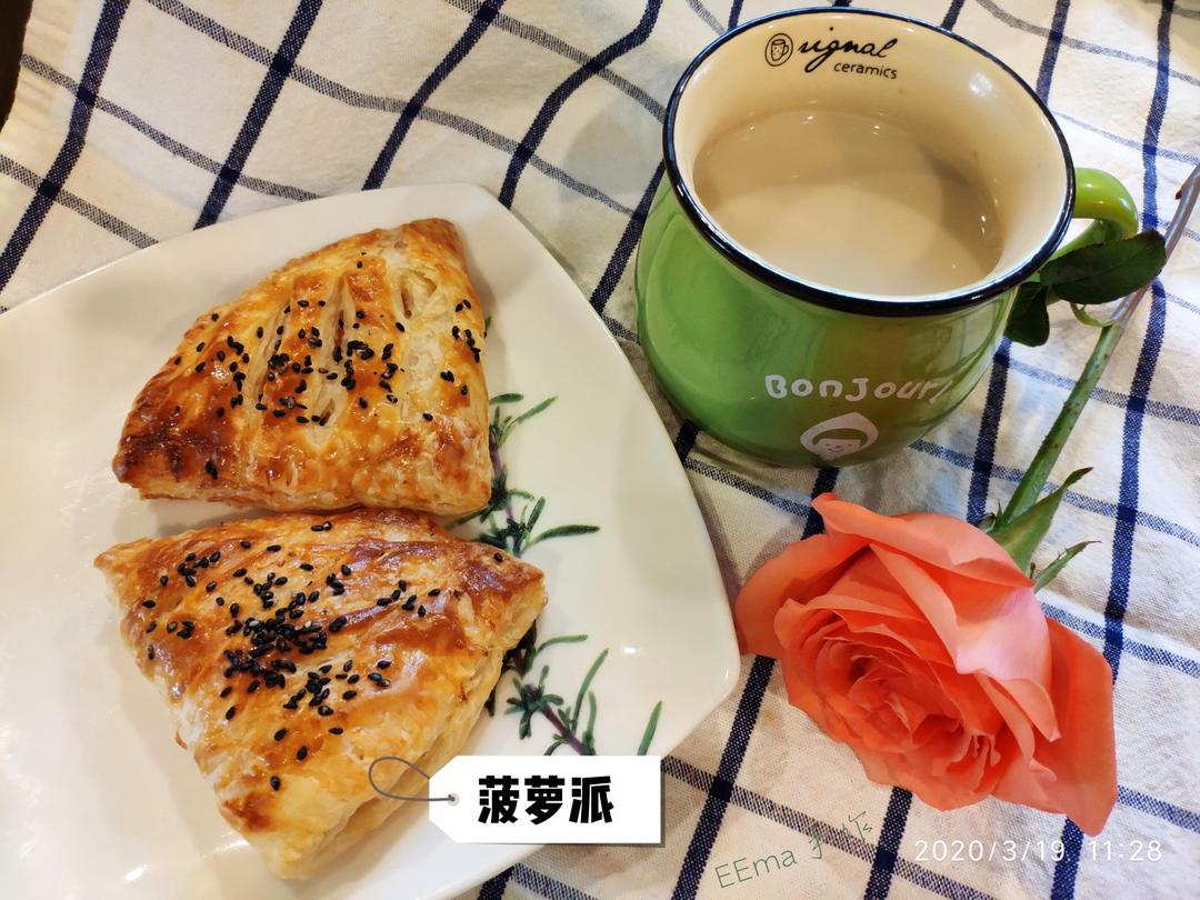 手抓饼版菠萝派（含自制菠萝馅）