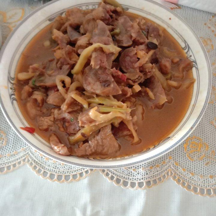榨菜炒肉