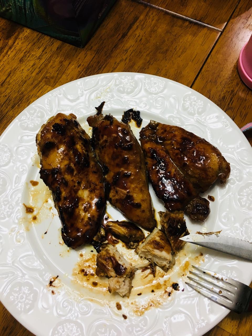 酷炫屌炸天好吃的煎鸡胸肉（香蒜蜂蜜煎鸡胸肉）