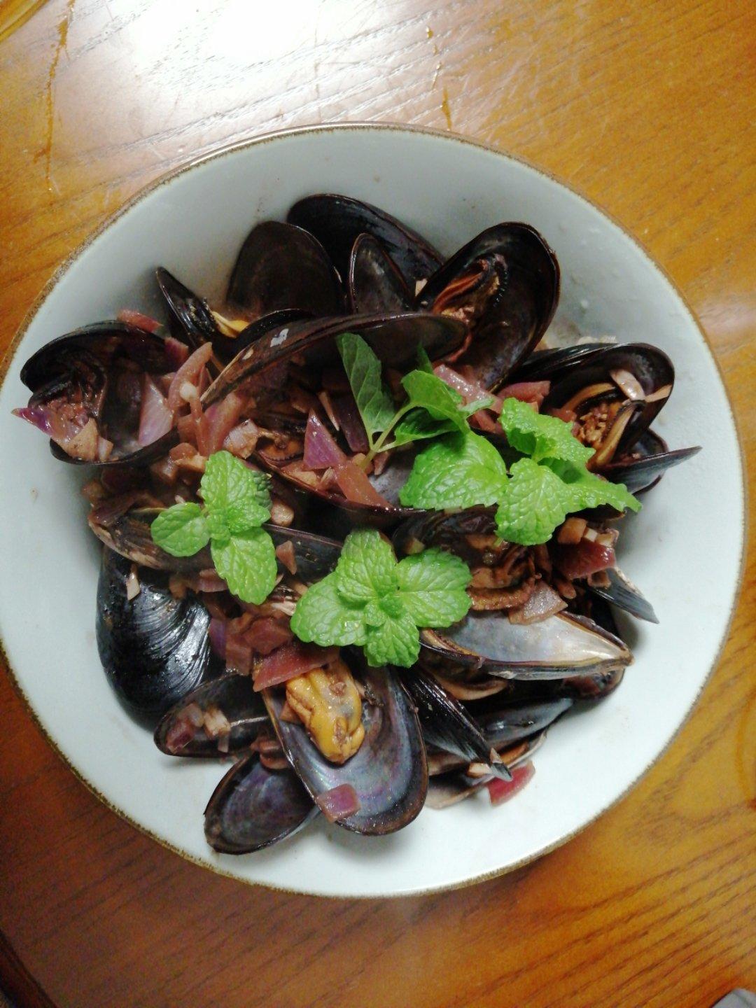法式白葡萄酒贻贝（青口、海虹）