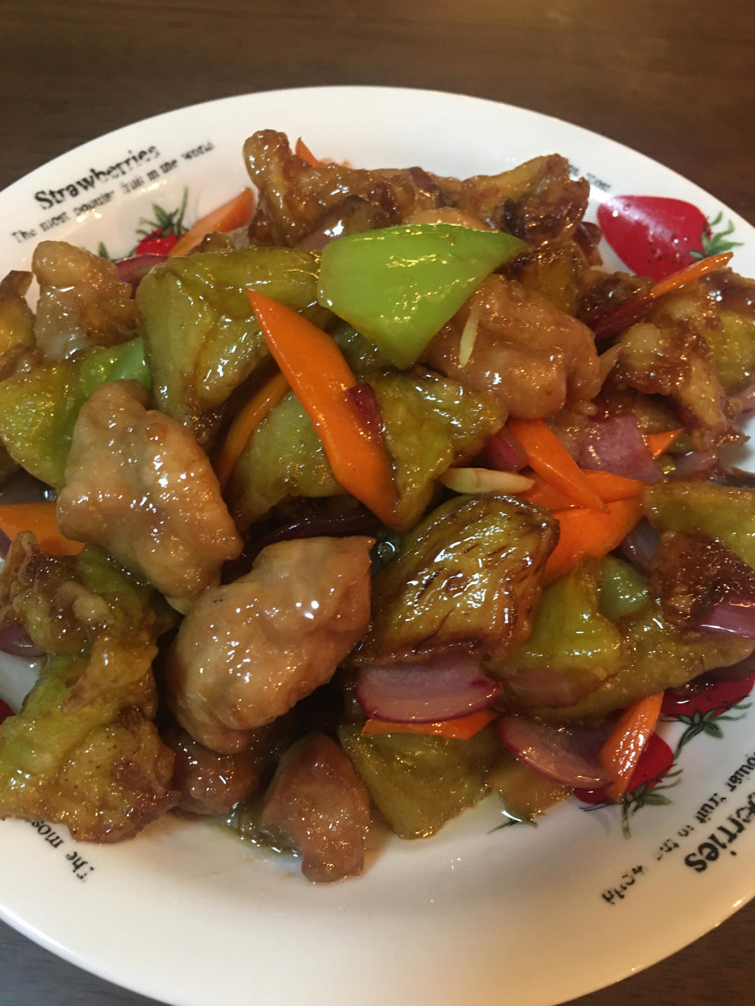 溜肉段烧茄子（东北硬菜呀哈哈）