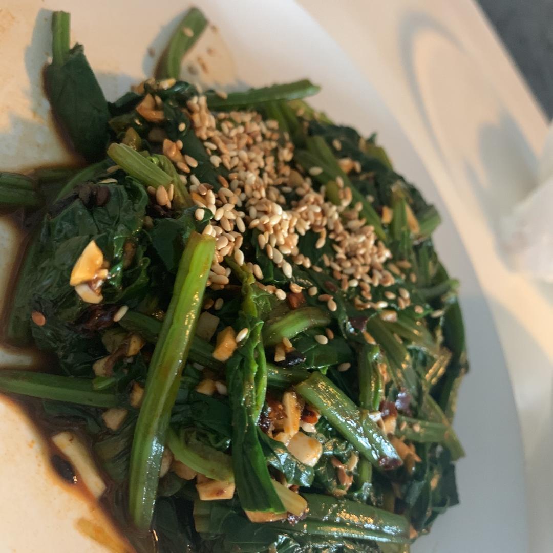 凉拌菠菜