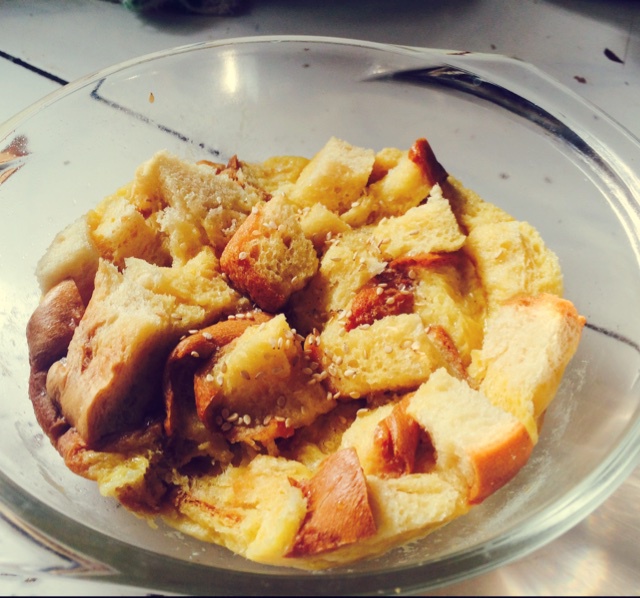 鸡蛋牛奶吐司布丁